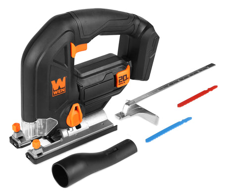 WEN Cordless Jigsaw, Variable Speed (Tool Only, 20V Max Battery Not Included) (20661BT) WEN