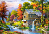 CASTORLAND 500 Piece Jigsaw Puzzle, Old Sutter’s Mill, Charming Nook, Pond, Countryside, Adult Puzzles, Castorland B-52691 Castorland