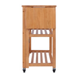 Winsome Radley Kitchen Cart, Light Oak Winsome