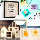 Jyongmer 30PCS Wooden Squares for Crafts, 1/4 Inch Thick Wooden Blocks, Natural Blank Square Blocks Unfinished Wood Blocks for DIY Crafts, Engraving, Wood Burning, Painting (3 x 3 inch) Jyongmer