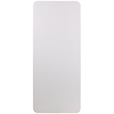 Flash Furniture Elon 6' Rectangular All-Occasion Plastic Folding Event Table, Foldable Portable Banquet Table for Indoor/Outdoor Events, White Flash Furniture
