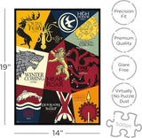 AQUARIUS - Games Of Thrones Mottos 500 Piece Jigsaw Puzzle AQUARIUS