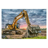 Excavator Machinery at Construction site 1000 Piece Wooden Jigsaw Puzzle DIY Children Educational Puzzles Adult Decompression Gift Creative Games Toys Puzzles Home Decor Victoria Kay