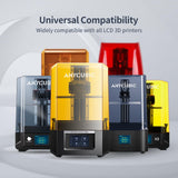 ANYCUBIC Tough Resin 2.0, 3D Printer Resin with Upgraded High Toughness and High Precision, 365-405nm Fast Curing 3D Resin for 4K 8K LCD/DLP/SLA 3D Printing (Grey, 1kg) ANYCUBIC