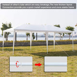 KepooMan 10' x 20' Outdoor Gazebo Canopy Waterproof Party Tent Wedding Canopy with Removable Sidewalls & Brighter Church Windows KepooMan