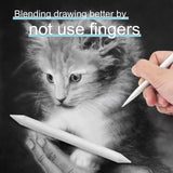 Jeimier 12 Pcs Blending Stumps for Drawing, Tortillions Blending Sticks for Beginner Drawing, Art Blenders, Blending Tools Paper Stumps for Shading Completed, Blending Pencil for Sketching, Softness Jeimier