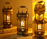 3D Puzzles for Adults - DIY Wooden Puzzle Lantern Model Kits for Adults to Build, Unique Gift Aesthetic Desk Decor with LED Light PlaTu