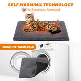 Rockever Outdoor Cat House, Large Outdoor Houses for Feral Cats Wooden Outside Cat Shelter Weatherproof with Escape Door Rockever