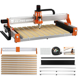 FoxAlien XE-PRO 8040 Extension Kit with Upgraded Hybrid Spoilboard for X-axis, Compatible with XE-PRO CNC Router Machine FoxAlien