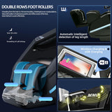 MMQ Massage Chair Zero Gravity Full Body, SL Track Electric Shiatsu Recliner with Foot Rollers,Yoga Stretching, Bluetooth, Built-in Heat Therapy Air Massage System -Plug and Play MMQ