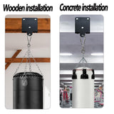 YZZHAJ Heavy Punching Boxing Bag Hanger, Heavy Duty Bag Hanger Bracket, 360° Rotation Wall Ceiling Mount Wood Beam Hook for Boxing Muay Thai Training, Aerial Yoga Swing & Hammock YZZHAJ