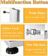 Electric Meat Bone Saw 750W Band Saw Commercial Meat Saw for Butcher Cutting Frozen Meat into Slice Bandsaw Machine 0.8-4.3“ Chop Thickness Bone FADHOLE