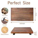 Farmhouse Bathroom Counter Organizer Wooden Display Pedesta Stand Small Kitchen Countertop Trays Decorative Wood Riser Dish Soap Dispenser Holder for Bathroom Decor Sink Accessories Vanity Tray Renawe