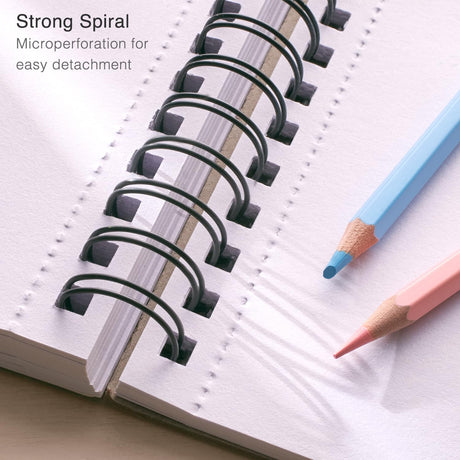 ARTISTIC EYE 5.5x8.5 Premium Watercolor Pads, Pack of 3 (90 Sheets), Spiral Bound, 140lb (300gsm), Acid-Free Paper, Perfect for Most Wet & Dry Media, Ideal for Beginners, Artists & Professionals ARTISTIC EYE