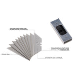 ToughBuilt - 30 Pack Universal Utility Knife Blades ToughBuilt