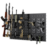 SORQINOTER Gun Racks for Wall, Heavy-Duty Aluminium Slatwall Panels Gun Wall Mount Storage, 10 Pieces Panels SORQINOTER