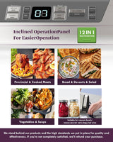 Mesliese Vacuum Sealer Machine, 95kPa 140W One Hand Operation Food Sealer, Double Seal Strip with Build-in Cutter & Countdown Display, 2 Bag Rolls, 5PCS Pre-cut Bags, PULSE & Marinate Enabled Mesliese