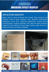 CO2 Galvo Laser Engraver Laser Marking Machine Laser Marker 30W, 140×140mm Lens with D80 Rotary Axis SFX