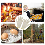 4 Pairs Oven Gloves with Fingers,Heat Resistant Gloves for Cooking,Grill Gloves,BBQ Gloves,Heat Resistant Gloves for Sublimation for Men/Women SAIDIC