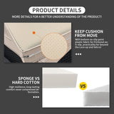 Rattaner 10 Pieces Outdoor Sectional All-Weather Wicker Patio Furniture Set Patio Sectional and Steel Fire Table and Glass Patio Table Non-Slip Cushions and Waterproof Covers, Khaki Rattaner