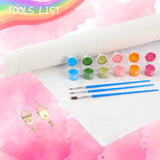 LAENAKR Halloween Paint by Numbers Kit for Adults, Fall Farm Pumpkins Paint on Canvas Skull Art Digital Oil Painting Kits Perfect for Thanksgiving DIY Gifts Home Wall Decoration 20" x 16" LAENAKR