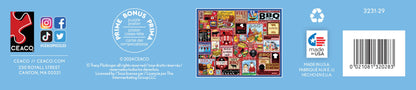 Ceaco - Tracy Flickinger - BBQ Collage - 1000 Larger Sized Piece Jigsaw Puzzle