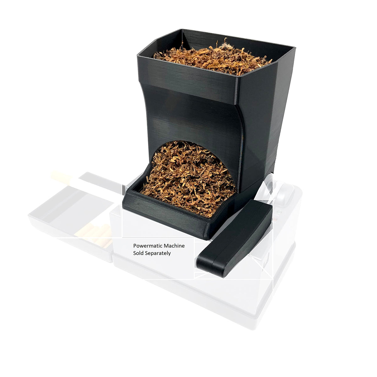 V2 Ergo 3D Hopper and EZ Handle - Accessory Holds Tobacco for up to 40 ...