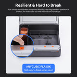 ANYCUBIC Silk Filament, Clog-Free Shiny 3D Printer PLA Filament 1.75mm Dimensional Accuracy +/- 0.02mm, 1KG Reusable Spool (2.2 lbs), Silk Gold ANYCUBIC