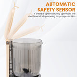 Pukomc Juicer Machines, Cold Press Juicer with 4.1'' Large Feed，Slow Masticating Machines Chute Fit Whole Vegetable And Fruit，High Juice Yield Juicer Easy to Clean Pukomc