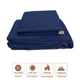 SCOCANOPY Ripstop Replacement Top for Lowe's Allen Roth 10X12 Gazebo Model #GF-12S004B-1/ GF-12S004BTO/TPGAZ17-002C，(Navy Blue) SCOCANOPY