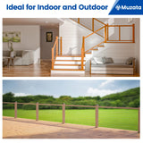 Muzata 120 Pack 1/8" Cable Railing Hardware Kit Swage Lag Screws Left and Right Handed Thread for Wood Post T316 Stainless Steel Deck Cable Railing System 60 Pairs CK17 Muzata