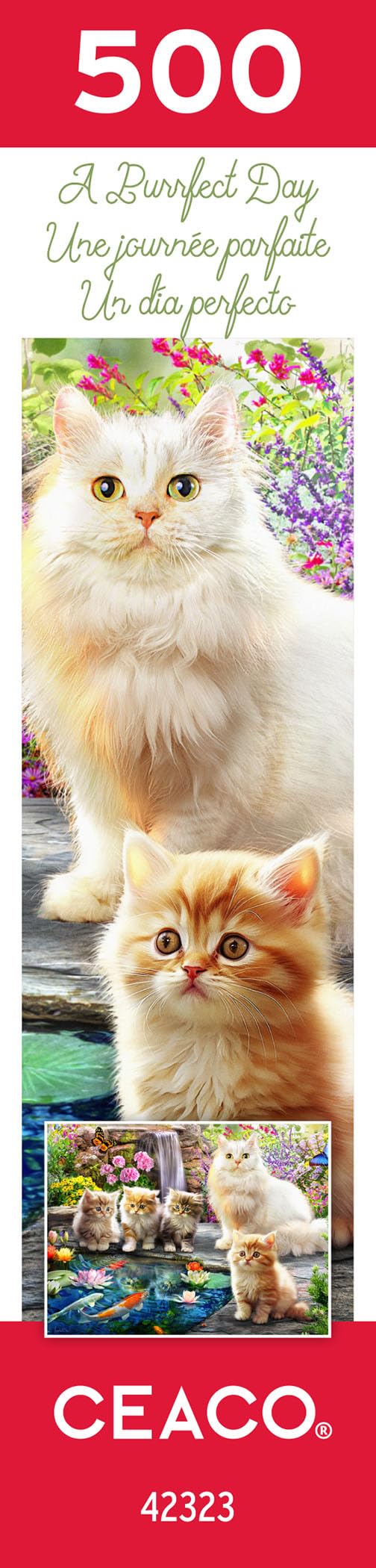Ceaco - A Purrfect Day - 500 Piece Jigsaw Puzzle Ceaco
