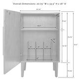 Crosley Furniture Everett Record Player Stand with Storage for Vinyl Records, Matte Black Crosley Furniture