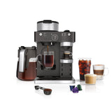 Ninja Espresso & Coffee Maker & Barista System, 3 Espresso Brew Styles, Single-Serve Coffee & Nespresso Capsule Compatible, Built-in Frother, Espresso, Cappuccino & Latte Maker, Black, CFN601 Ninja