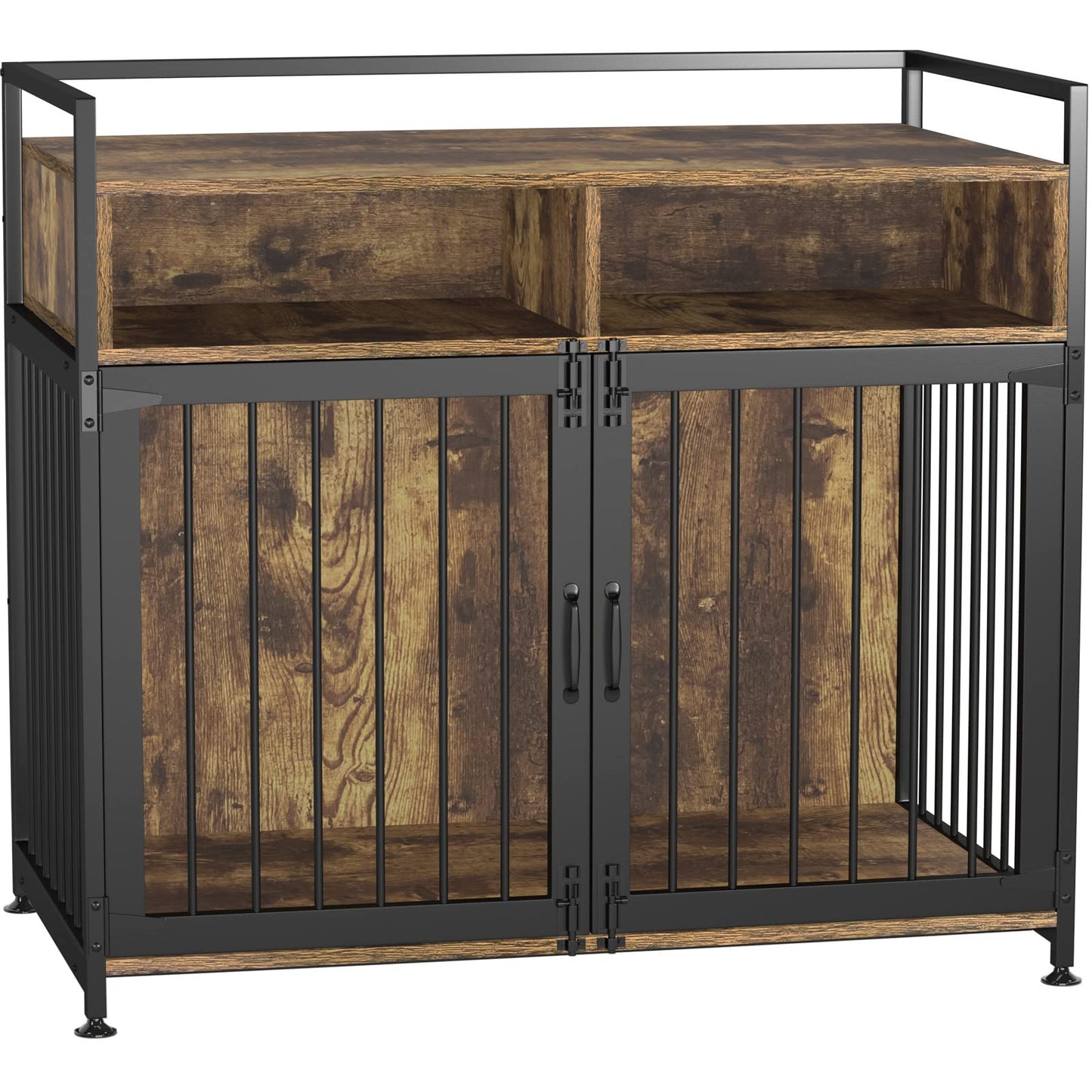 GDLF Dog Crate Furniture-Style Cages for Dogs Indoor Heavy Duty Super Sturdy Dog Kennels with Storage and Anti-Chew (41Inch = Int.dims:39.4”Wx22.2”Dx23”H) - WoodArtSupply