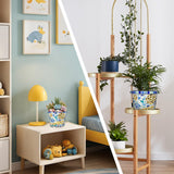 Losnakt Starry Night Style Mosaic Kits for Adults-DIY Flower Pot Arts and Crafts Kits with Vibrant Tiles, Easy Instructions Perfect for Home Decor, Personalized Gifts & Hobbies for Women Losnakt