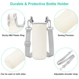 13PCS Sublimation Water Bottle Carriers Bag Blanks 26oz Insulated Neoprene Water Bottle Holder Crossbody Water Bottle Sleeve Pouch Cover for 750ml with Adjustable Strap for Adult Kids Hiking Walking Piklodo