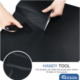 24 Black Puzzle Saver Sheets, Peel & Stick, Preserve 4 x 1000 Pieces Jigsaw Puzzles QIKSION