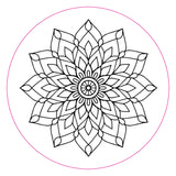 Mandalas Embroidery Transfers (set of 10 hoop designs!) PETER PAUPER PRESS