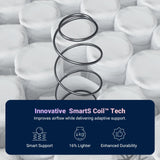 Avenco Twin Mattress, 14 Inch Twin Size Mattress in a Box, Medium Firm Hybrid Mattresses with Smarts™ Coil and Gel Memory Foam for Cool Night Sleep & Pressure Relief, CertiPUR-US Certified Avenco