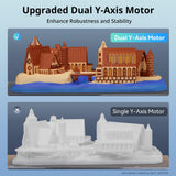 Anycubic 3D Printer Kobra 3 MAX Only, Support Multicolor Needs ACE Pro Large Printing Volume, 600mm/s High-Speed Precise Auto-Leveling & Anti-Skip Upgrade 420 * 420 * 500mm Print Volume ANYCUBIC