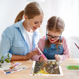 SENQAO Horse Diamond Art Kits for Adults,Christmas 5D Diamond Painting Kits for Beginners,Round Full Drill Gem Art for Adults,DIY Diamond Dots Paintings Picture Arts Craft for Home Decor 12x16inch SENQAO