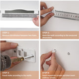 BWEISHOME Floating Nightstand with Drawer, White Nightstand Floating Bedside Table, Wall Mounted Nightstand Floating Night Stand Floating Side Table, Floating Shelves Bedroom KTZ04W BEWISHOME