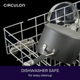 Circulon 83903 Radiance Hard Anodized Nonstick Cookware Pots and Pans Set, 10 Piece, Gray Circulon