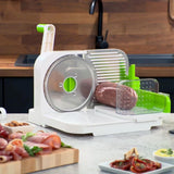 Starfrit Deli Slicer, 11" x 11.8" x 7.9", Green Starfrit