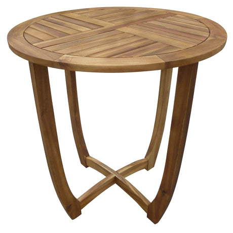 Christopher Knight Home Carina Accent Round Table, Teak Finish Brown Christopher Knight Home