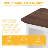 5-Shelf Tall Bookcase with Glass Doors in White - Stylish and Spacious Storage for Home or Office blini