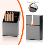 QCBF Electric Cone Roller Automatic Cone Loader Mini Portable Pre Roll Cone Filling Machine+Pre Roll Cone Support Box，Black QCBF