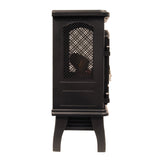 duraflame® 3D Infrared Quartz Electric Fireplace Stove Heater, Black Duraflame