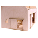 AmishToyBox.com Large Wooden Hip-Roof Barn Toy with Hay Loft, Amish-Made AmishToyBox.com